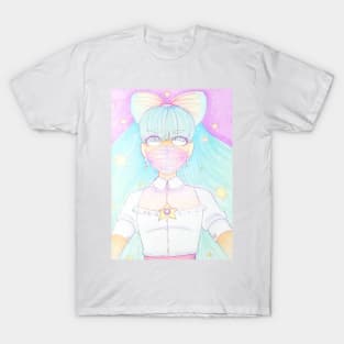 Pastel Girl and Stars T-Shirt